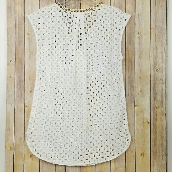 Lilly Pulitzer Classic Eyelet Tunic Cover-up - Picture 4 of 8